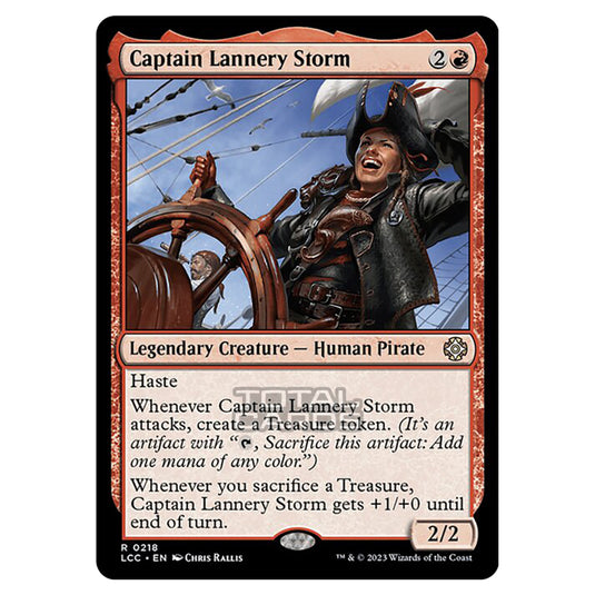 Magic The Gathering - The Lost Caverns of Ixalan - Commander - Captain Lannery Storm - 0218