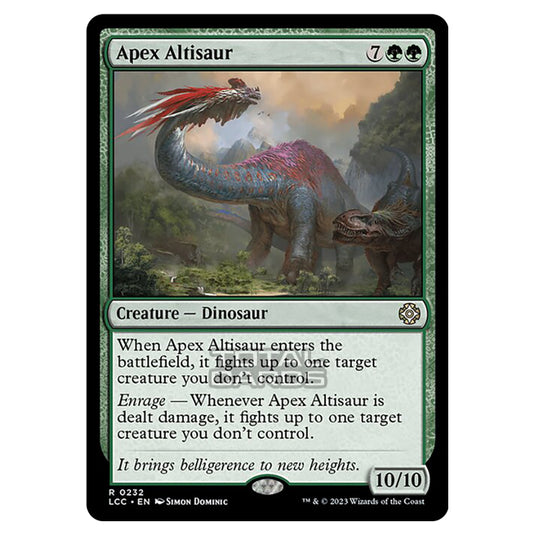 Magic The Gathering - The Lost Caverns of Ixalan - Commander - Apex Altisaur - 0232