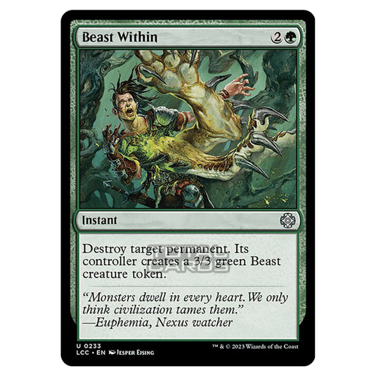 Magic The Gathering - The Lost Caverns of Ixalan - Commander - Beast Within - 0233