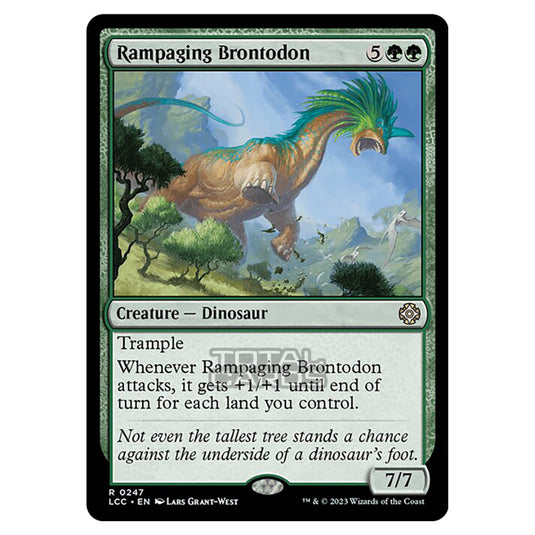 Magic The Gathering - The Lost Caverns of Ixalan - Commander - Rampaging Brontodon - 0247