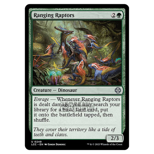 Magic The Gathering - The Lost Caverns of Ixalan - Commander - Ranging Raptors - 0249