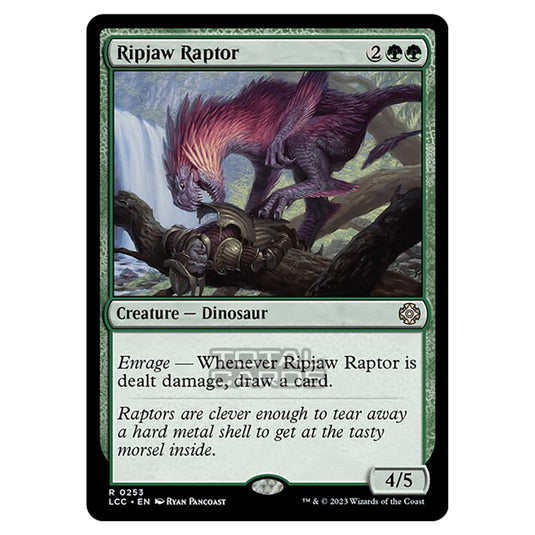 Magic The Gathering - The Lost Caverns of Ixalan - Commander - Ripjaw Raptor - 0253