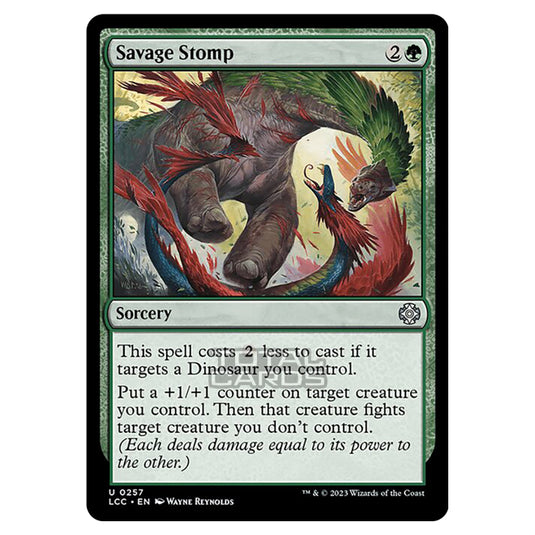 Magic The Gathering - The Lost Caverns of Ixalan - Commander - Savage Stomp - 0257