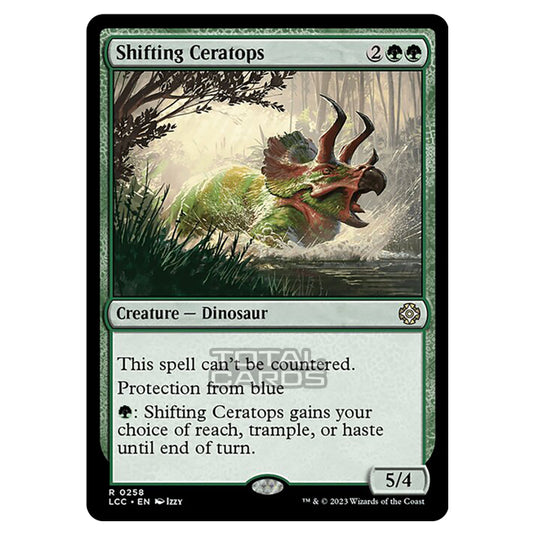 Magic The Gathering - The Lost Caverns of Ixalan - Commander - Shifting Ceratops - 0258