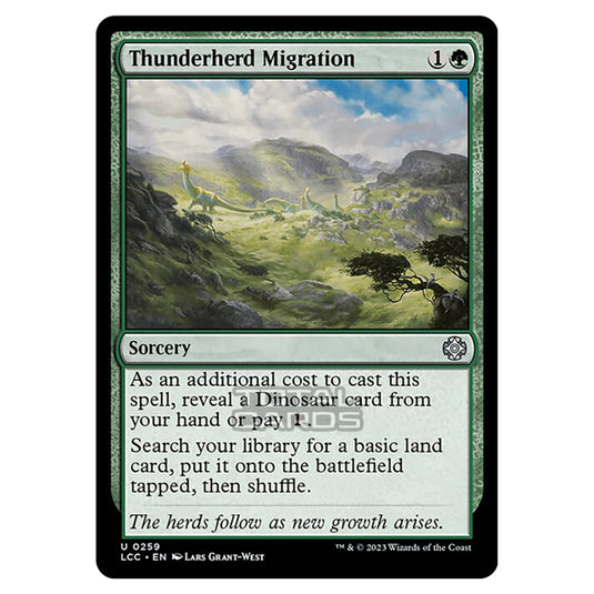 Magic The Gathering - The Lost Caverns of Ixalan - Commander - Thunderherd Migration - 0259