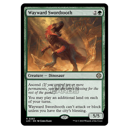 Magic The Gathering - The Lost Caverns of Ixalan - Commander - Wayward Swordtooth - 0263