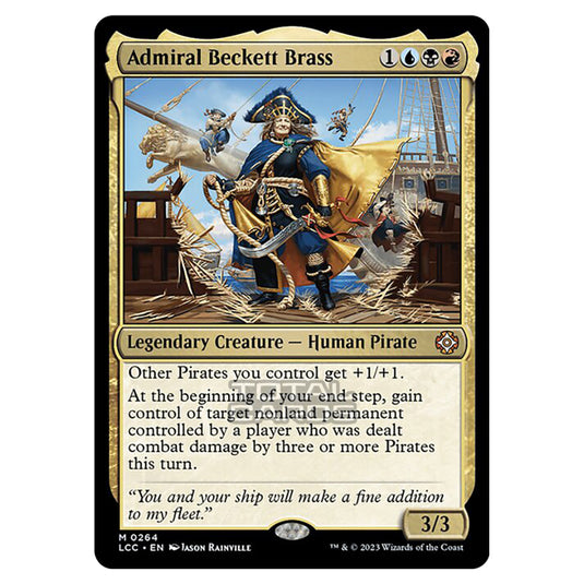 Magic The Gathering - The Lost Caverns of Ixalan - Commander - Admiral Beckett Brass - 0264