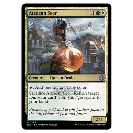 Magic The Gathering - The Lost Caverns of Ixalan - Commander - Atzocan Seer - 0265