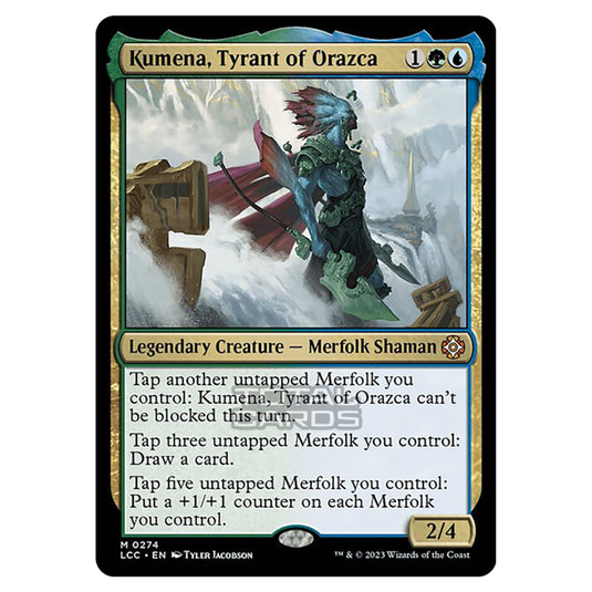 Magic The Gathering - The Lost Caverns of Ixalan - Commander - Kumena, Tyrant of Orazca - 0274