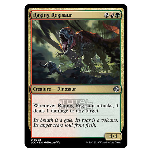 Magic The Gathering - The Lost Caverns of Ixalan - Commander - Raging Regisaur - 0282