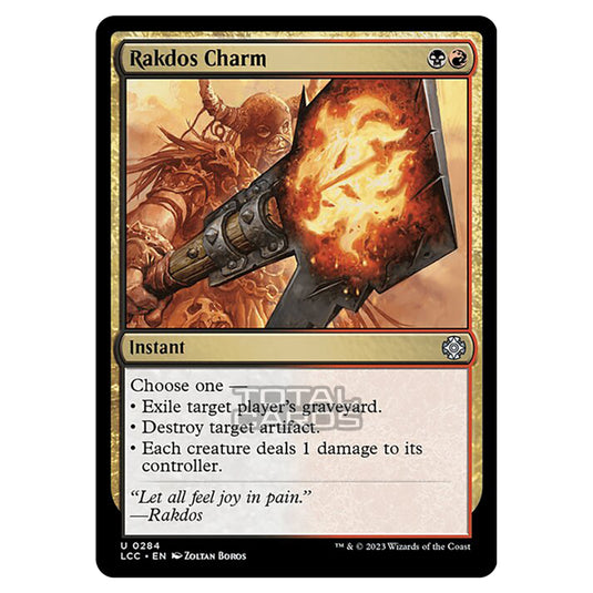 Magic The Gathering - The Lost Caverns of Ixalan - Commander - Rakdos Charm - 0284