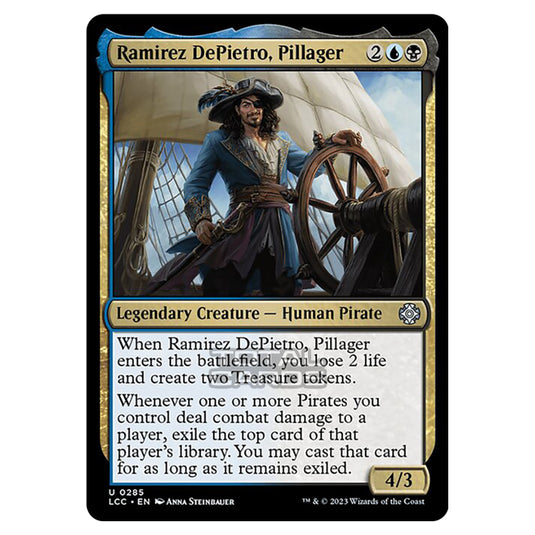 Magic The Gathering - The Lost Caverns of Ixalan - Commander - Ramirez DePietro, Pillager - 0285