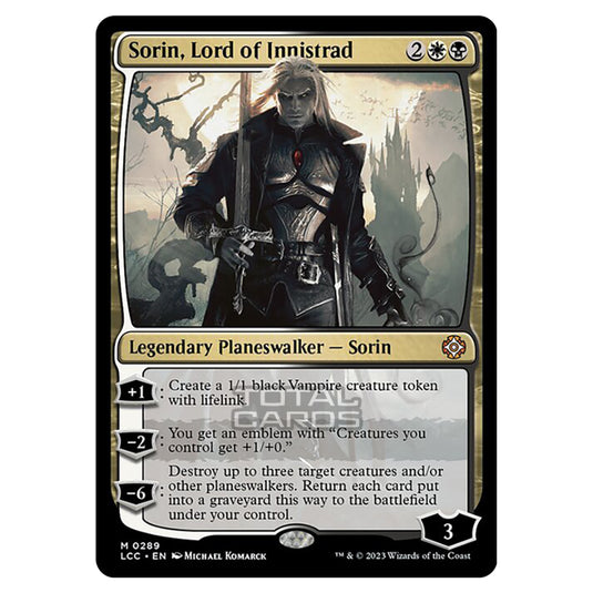 Magic The Gathering - The Lost Caverns of Ixalan - Commander - Sorin, Lord of Innistrad - 0289