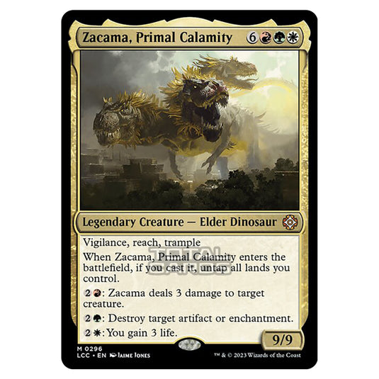 Magic The Gathering - The Lost Caverns of Ixalan - Commander - Zacama, Primal Calamity - 0296