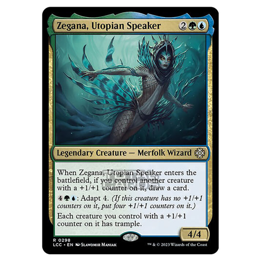 Magic The Gathering - The Lost Caverns of Ixalan - Commander - Zegana, Utopian Speaker - 0298