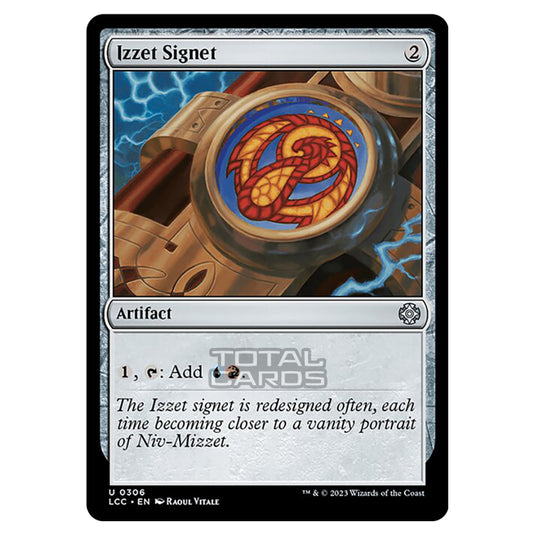 Magic The Gathering - The Lost Caverns of Ixalan - Commander - Izzet Signet - 0306