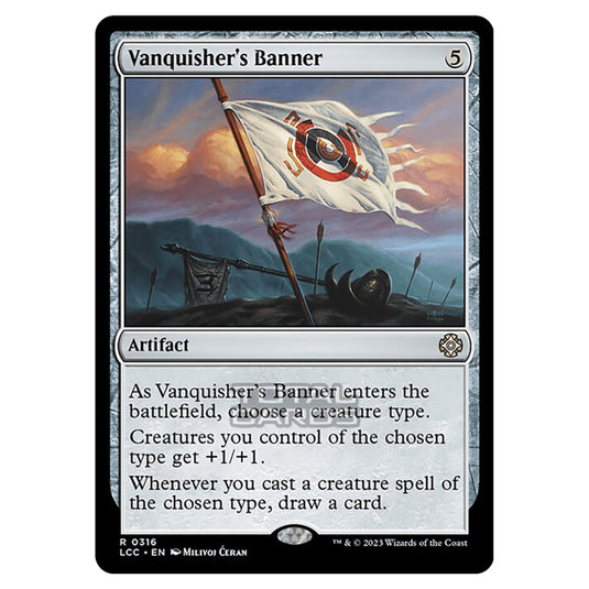 Magic The Gathering - The Lost Caverns of Ixalan - Commander - Vanquisher's Banner - 0316