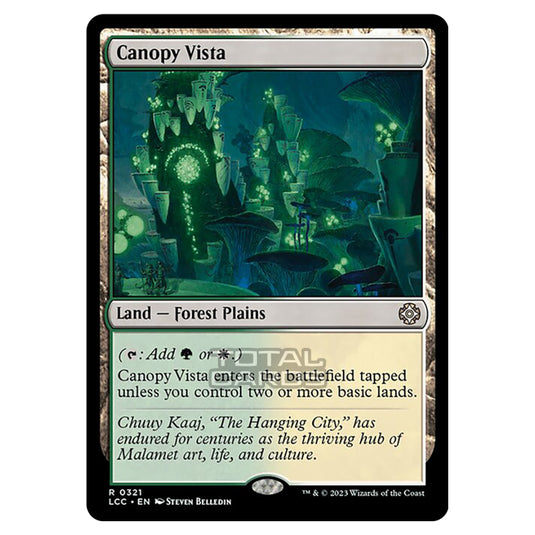 Magic The Gathering - The Lost Caverns of Ixalan - Commander - Canopy Vista - 0321