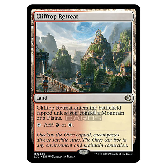 Magic The Gathering - The Lost Caverns of Ixalan - Commander - Clifftop Retreat - 0324