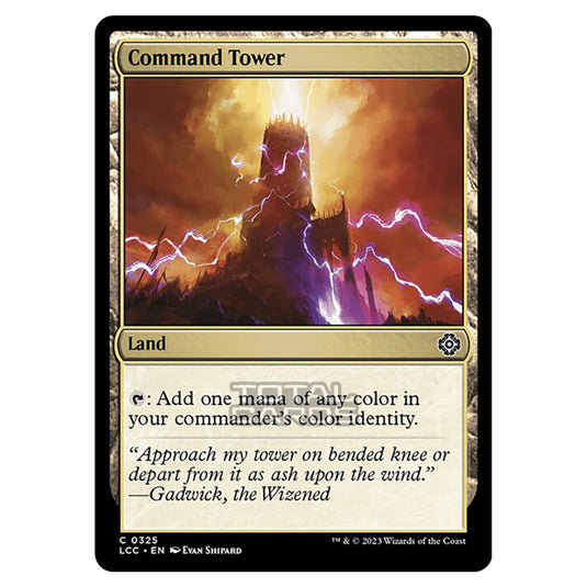 Magic The Gathering - The Lost Caverns of Ixalan - Commander - Command Tower - 0325