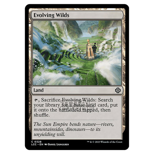 Magic The Gathering - The Lost Caverns of Ixalan - Commander - Evolving Wilds - 0328