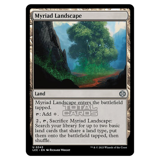 Magic The Gathering - The Lost Caverns of Ixalan - Commander - Myriad Landscape - 0343