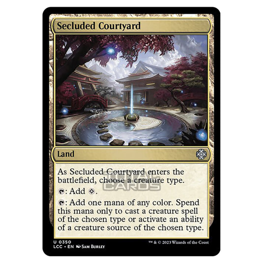 Magic The Gathering - The Lost Caverns of Ixalan - Commander - Secluded Courtyard - 0350