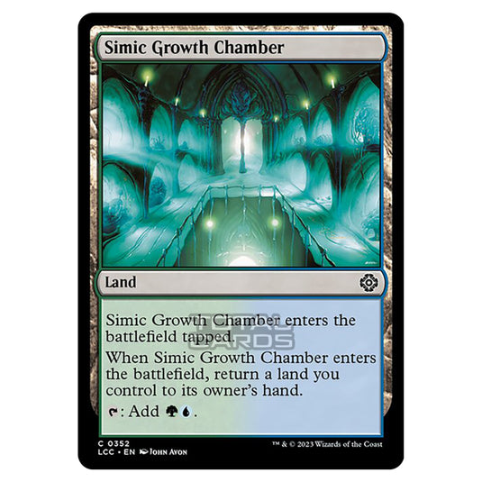 Magic The Gathering - The Lost Caverns of Ixalan - Commander - Simic Growth Chamber - 0352