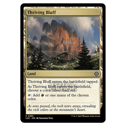 Magic The Gathering - The Lost Caverns of Ixalan - Commander - Thriving Bluff - 0361