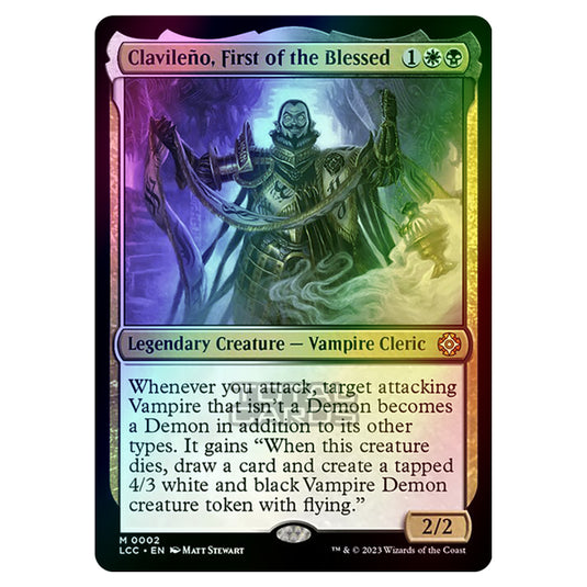 Magic The Gathering - The Lost Caverns of Ixalan - Commander - Clavileño, First of the Blessed - 0002 (Foil)