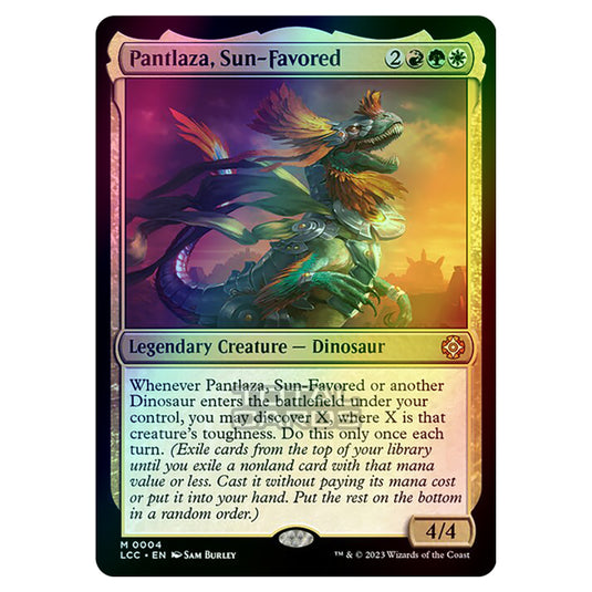 Magic The Gathering - The Lost Caverns of Ixalan - Commander - Pantlaza, Sun-Favored - 0004 (Foil)