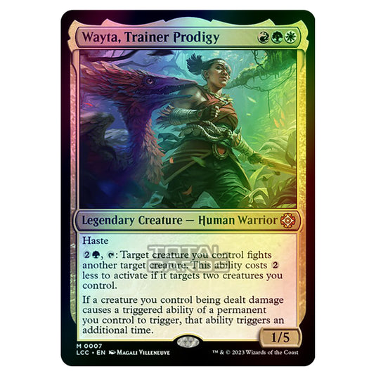 Magic The Gathering - The Lost Caverns of Ixalan - Commander - Wayta, Trainer Prodigy - 0007 (Foil)