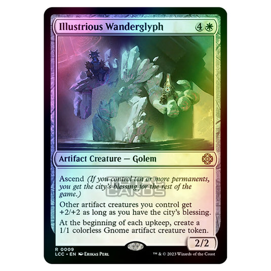 Magic The Gathering - The Lost Caverns of Ixalan - Commander - Illustrious Wanderglyph - 0009 (Foil)