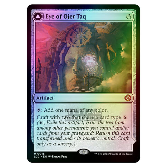 Magic The Gathering - The Lost Caverns of Ixalan - Commander - Eye of Ojer Taq // Apex Observatory - 0015 (Foil)