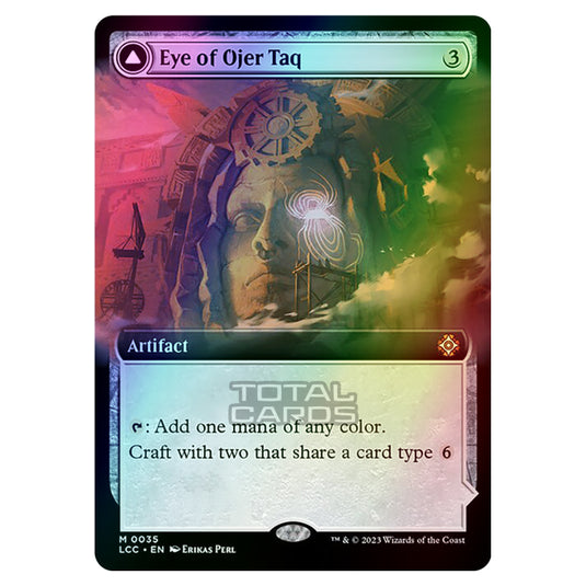 Magic The Gathering - The Lost Caverns of Ixalan - Commander - Eye of Ojer Taq // Apex Observatory (Extended Art Card) - 0035 (Foil)