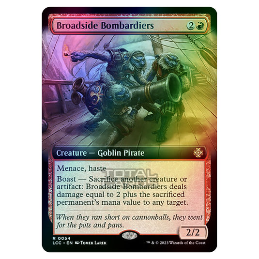 Magic The Gathering - The Lost Caverns of Ixalan - Commander - Broadside Bombardiers (Extended Art Card) - 0054 (Foil)