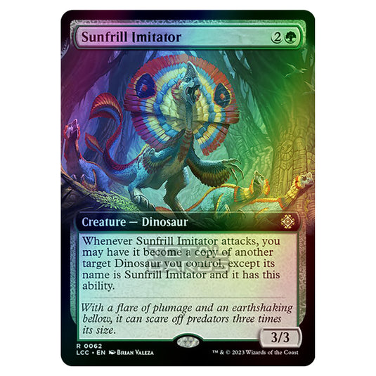 Magic The Gathering - The Lost Caverns of Ixalan - Commander - Sunfrill Imitator (Extended Art Card) - 0062 (Foil)