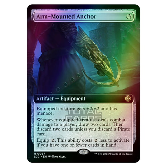 Magic The Gathering - The Lost Caverns of Ixalan - Commander - Arm-Mounted Anchor (Extended Art Card) - 0067 (Foil)