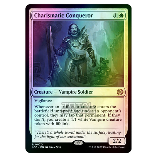 Magic The Gathering - The Lost Caverns of Ixalan - Commander - Charismatic Conqueror - 0070 (Foil)