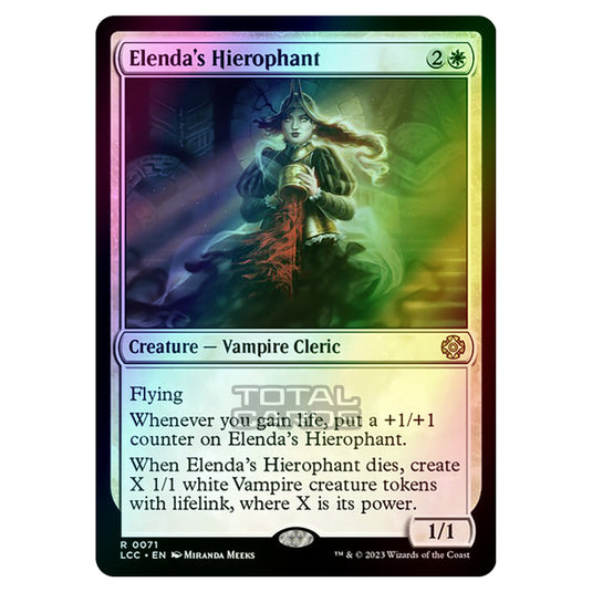 Magic The Gathering - The Lost Caverns of Ixalan - Commander - Elenda's Hierophant - 0071 (Foil)