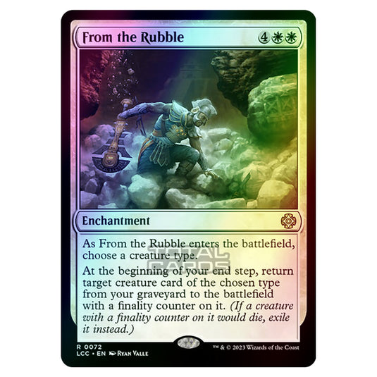 Magic The Gathering - The Lost Caverns of Ixalan - Commander - From the Rubble - 0072 (Foil)