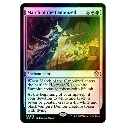 Magic The Gathering - The Lost Caverns of Ixalan - Commander - March of the Canonized - 0073 (Foil)