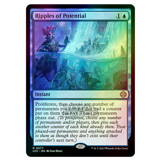 Magic The Gathering - The Lost Caverns of Ixalan - Commander - Ripples of Potential - 0077 (Foil)