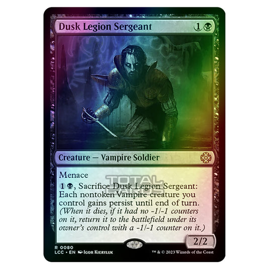 Magic The Gathering - The Lost Caverns of Ixalan - Commander - Dusk Legion Sergeant - 0080 (Foil)