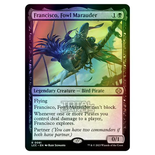 Magic The Gathering - The Lost Caverns of Ixalan - Commander - Francisco, Fowl Marauder - 0081 (Foil)