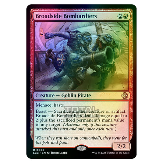 Magic The Gathering - The Lost Caverns of Ixalan - Commander - Broadside Bombardiers - 0086 (Foil)