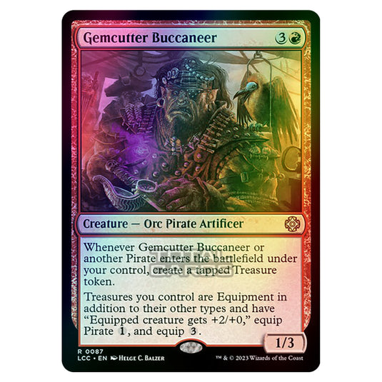 Magic The Gathering - The Lost Caverns of Ixalan - Commander - Gemcutter Buccaneer - 0087 (Foil)