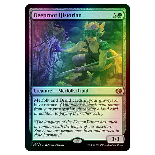 Magic The Gathering - The Lost Caverns of Ixalan - Commander - Deeproot Historian - 0091 (Foil)