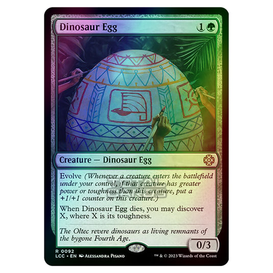 Magic The Gathering - The Lost Caverns of Ixalan - Commander - Dinosaur Egg - 0092 (Foil)