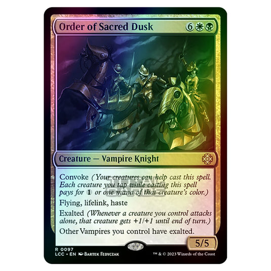 Magic The Gathering - The Lost Caverns of Ixalan - Commander - Order of Sacred Dusk - 0097 (Foil)